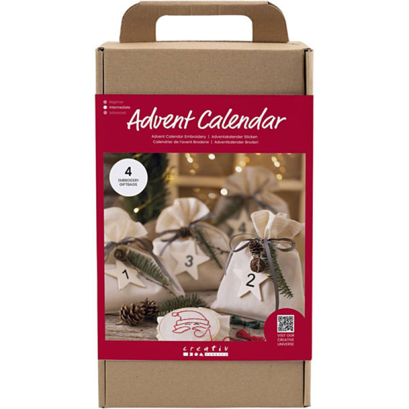 Adventskalender borduren