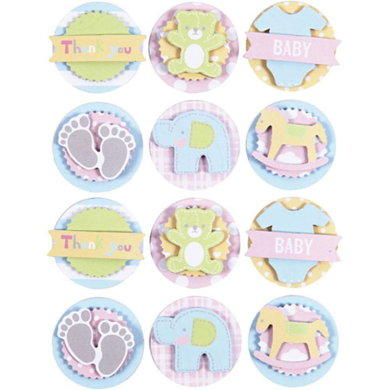 3D babystickers