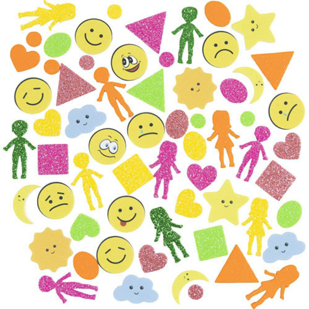 Foam stickers