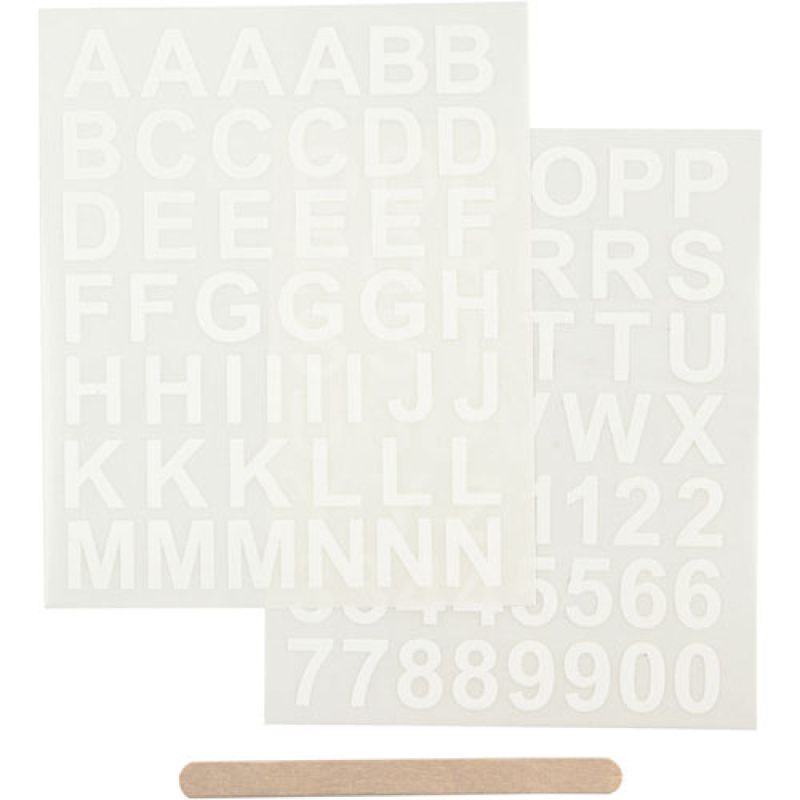 Rub on stickers