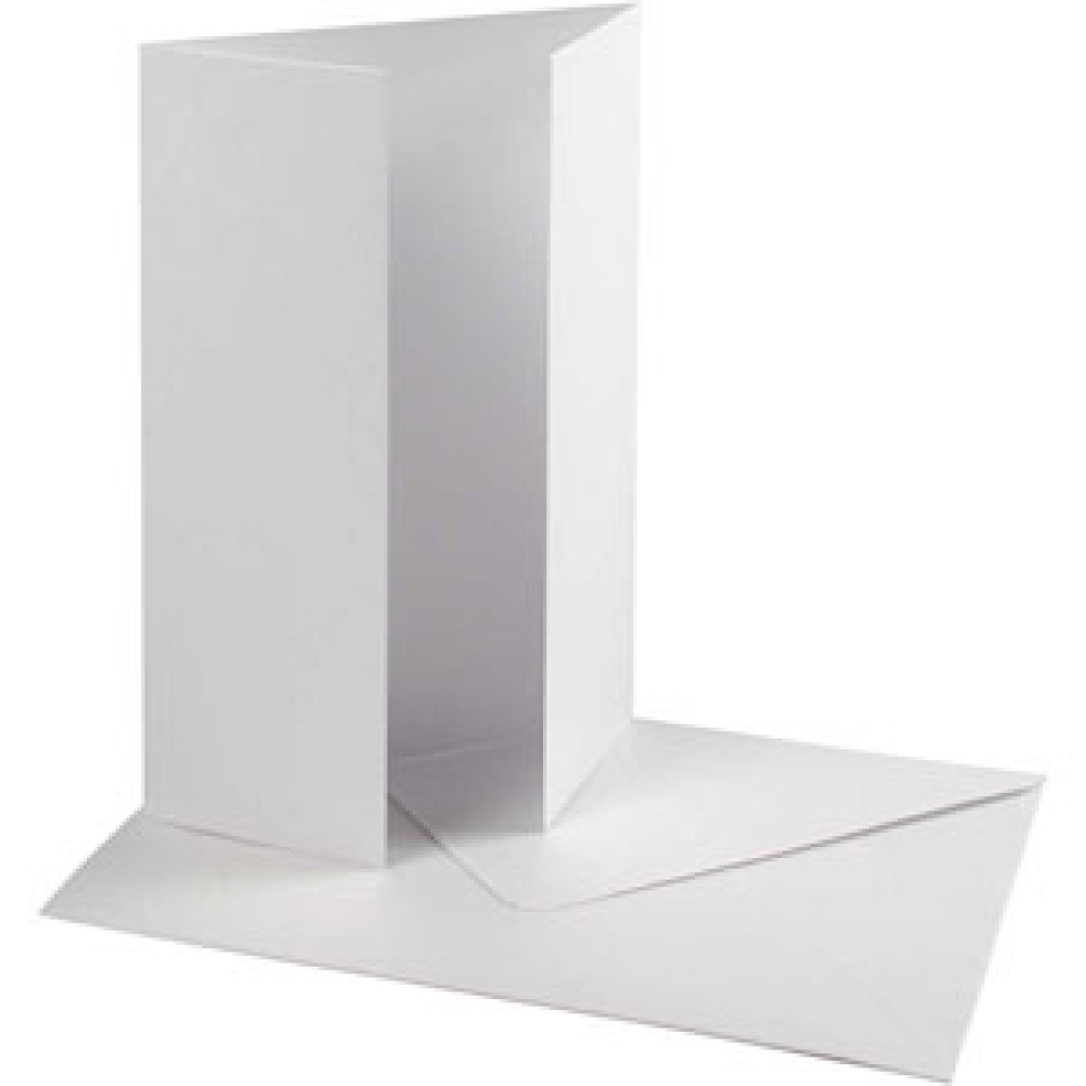 Parelmoer kaart en envelop