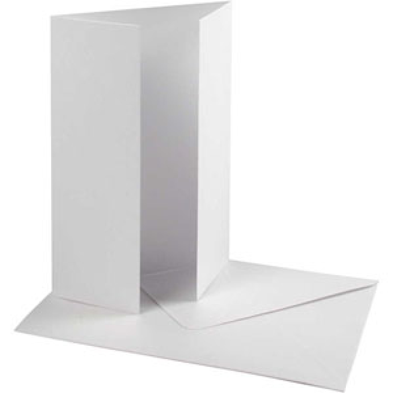 Parelmoer kaart en envelop