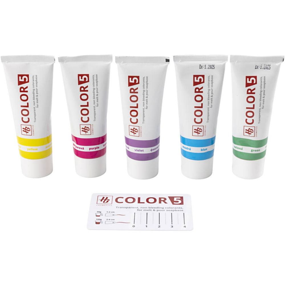 Zeepverf per 3 .of per 5